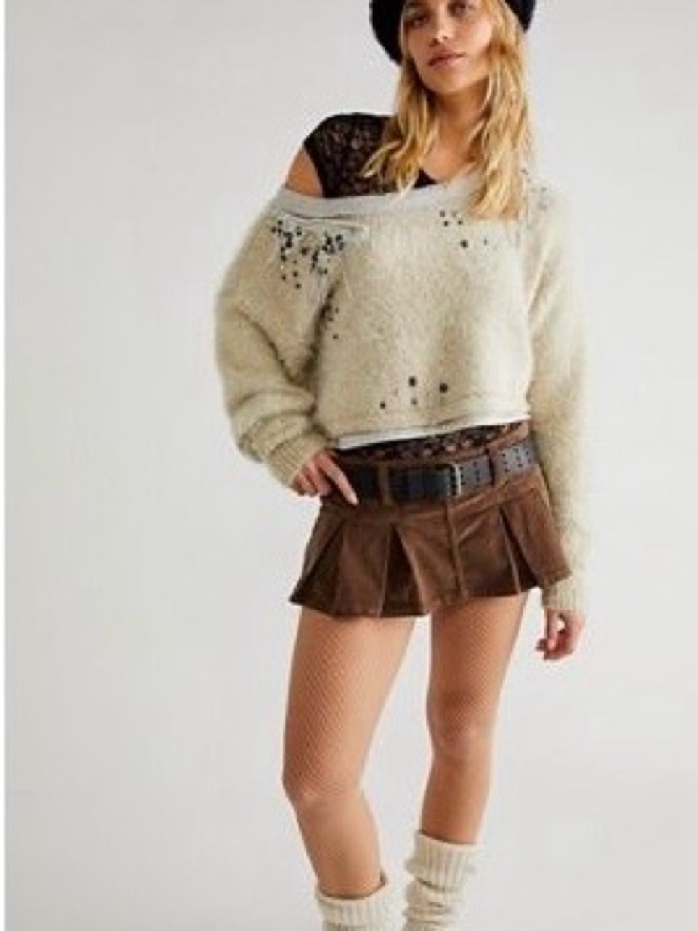 Free People Corduroy Skort
